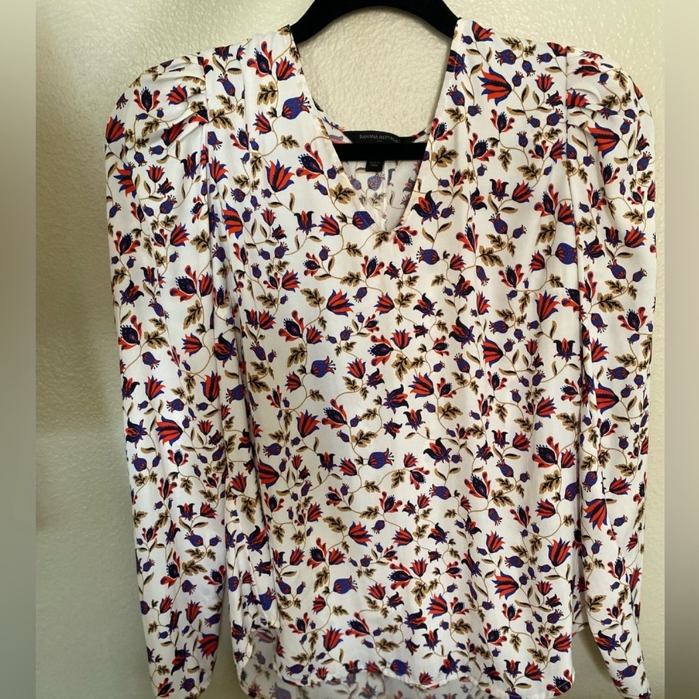 Banana Republic Floral Print Women's Top